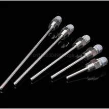 Saválló hőmérő hüvely tömbszelencével 10cm