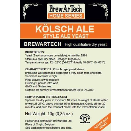 Brewartech Kölsch Ale sörélesztő